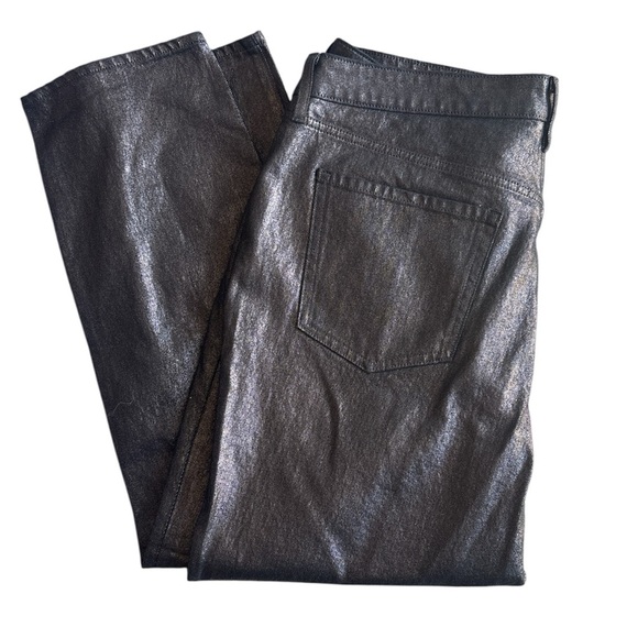 Old Navy Denim - Old Navy High-Waisted Secret-Smooth Pockets O.G. Straight Jeans Silver Sz 16 NWT